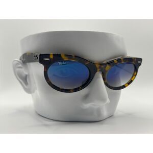 NEW Designer Sunglasses Ray Ban Wayfarer Oval RB2242F Yellow Havana 53/22/150
